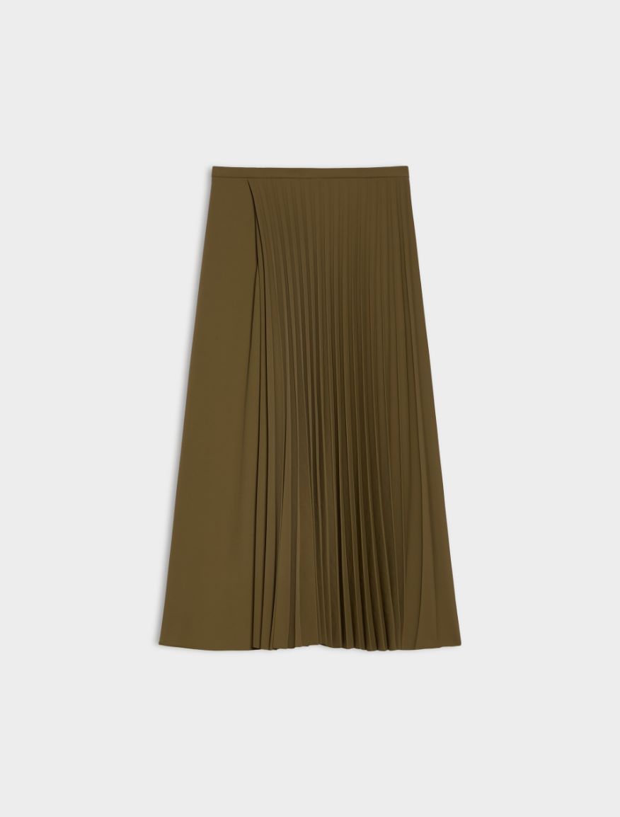 Pleated skirt - KAKI - iBlues - 5