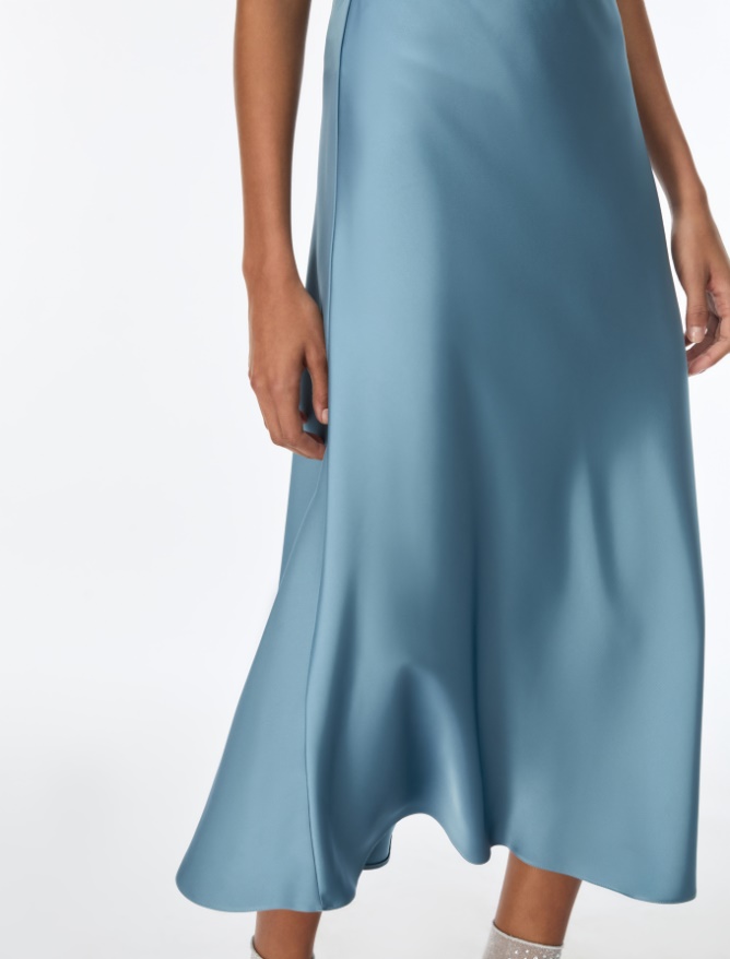 Satin skirt - 