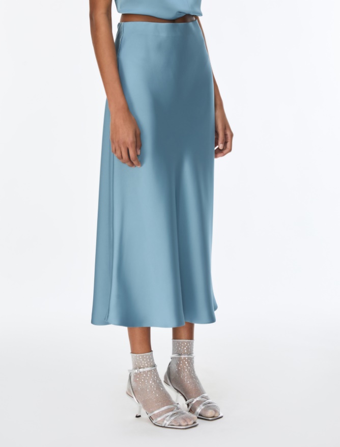 Satin skirt - 