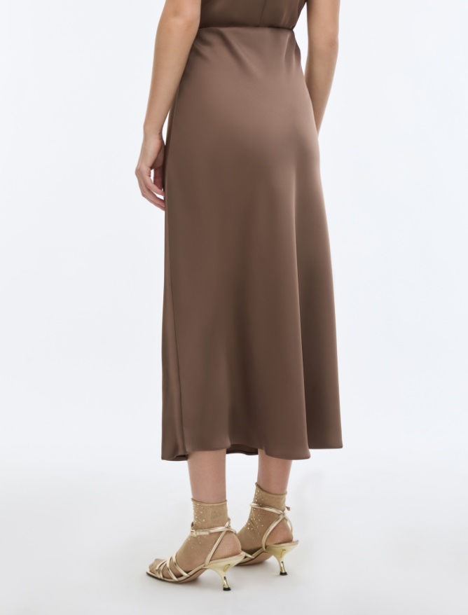 Satin skirt - 