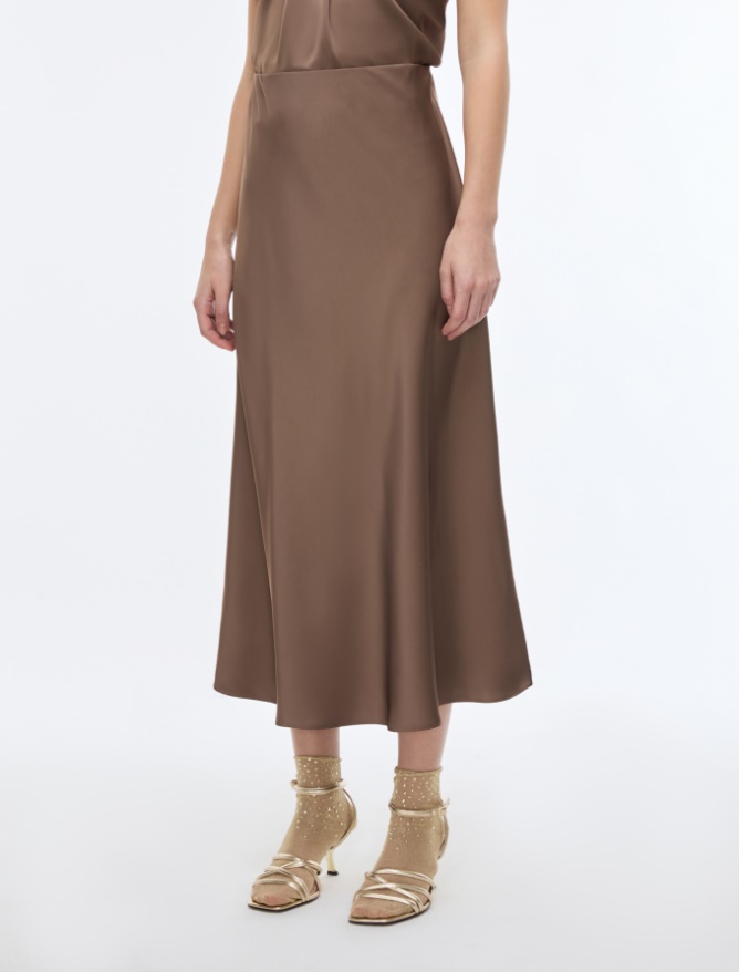 Satin skirt - 