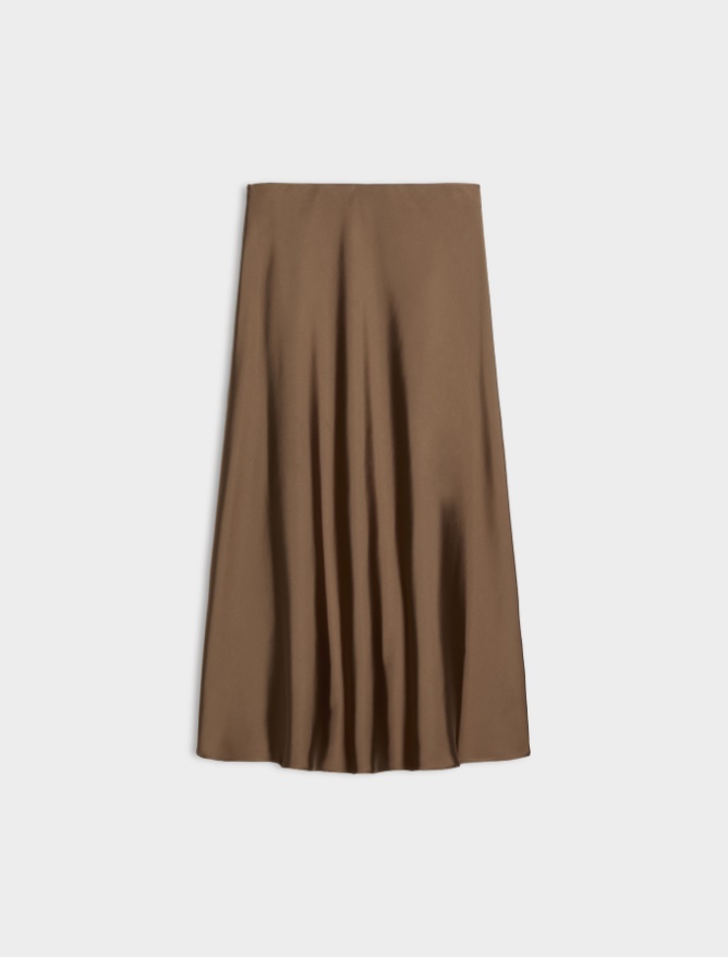 Satin skirt - 