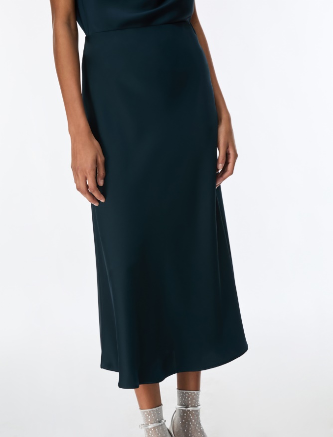 Satin skirt - 