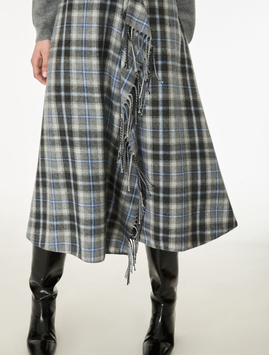 Wrap skirt - LIGHT BLUE - iBlues - 3
