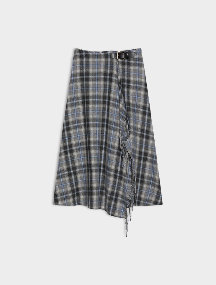Wrap skirt - LIGHT BLUE - iBlues - 6