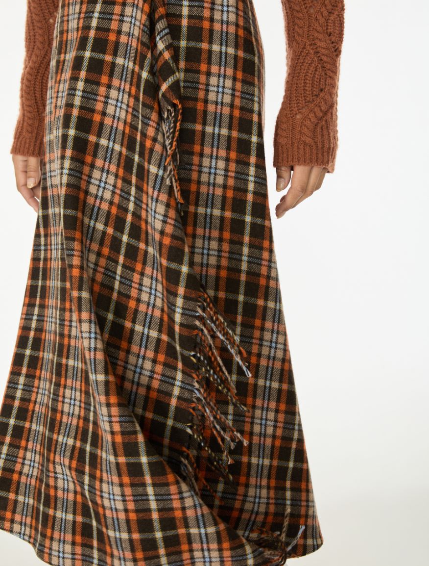 Wrap skirt - PUMPKIN - iBlues - 3