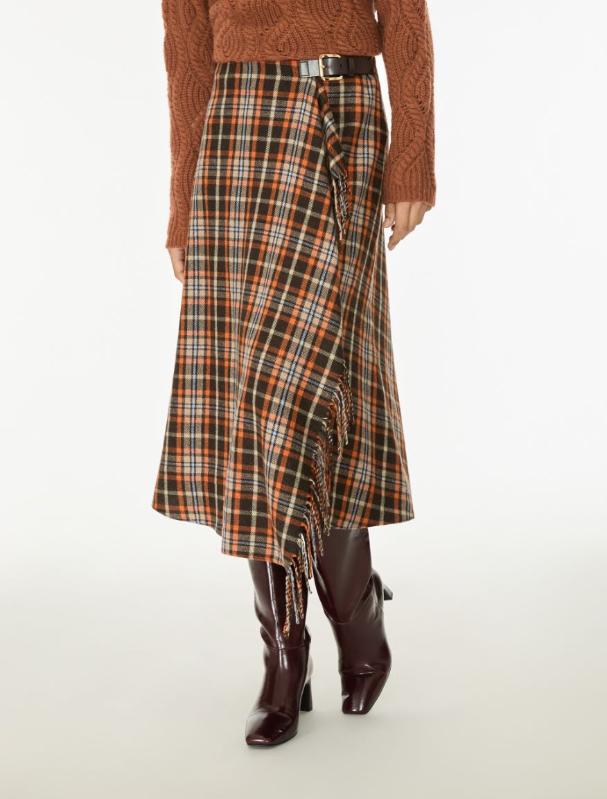 Wrap skirt - PUMPKIN - iBlues