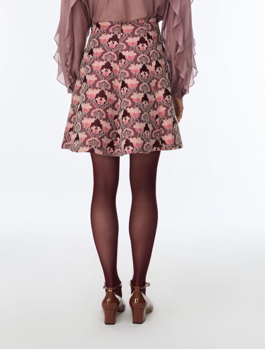 Jersey skirt - BORDEAUX - iBlues - 2
