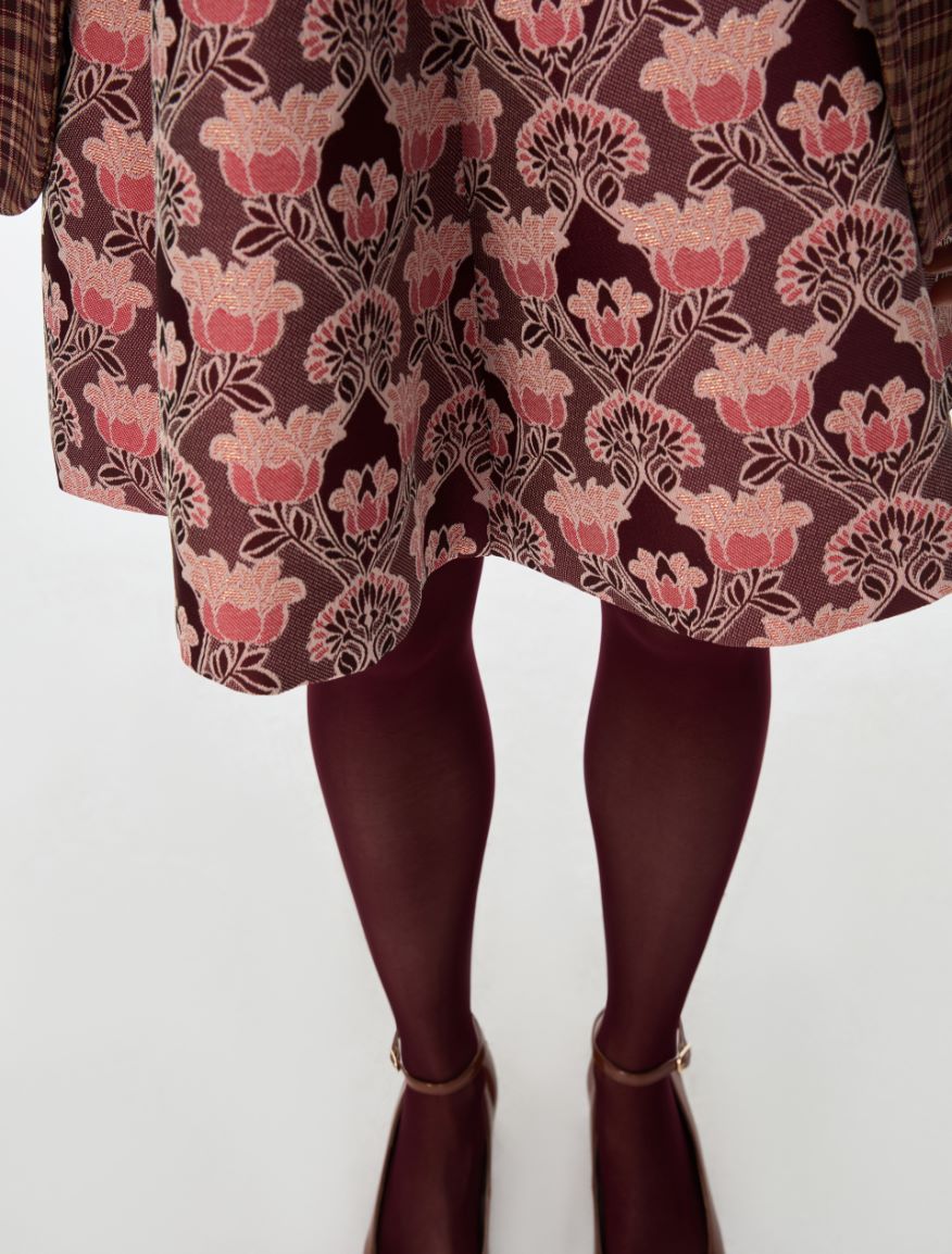 Jersey skirt - BORDEAUX - iBlues - 3