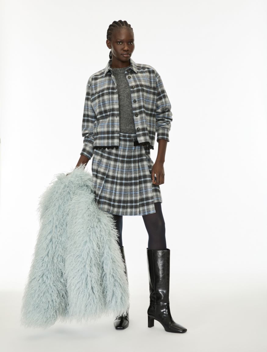 Pleated skirt - LIGHT BLUE - iBlues - 4