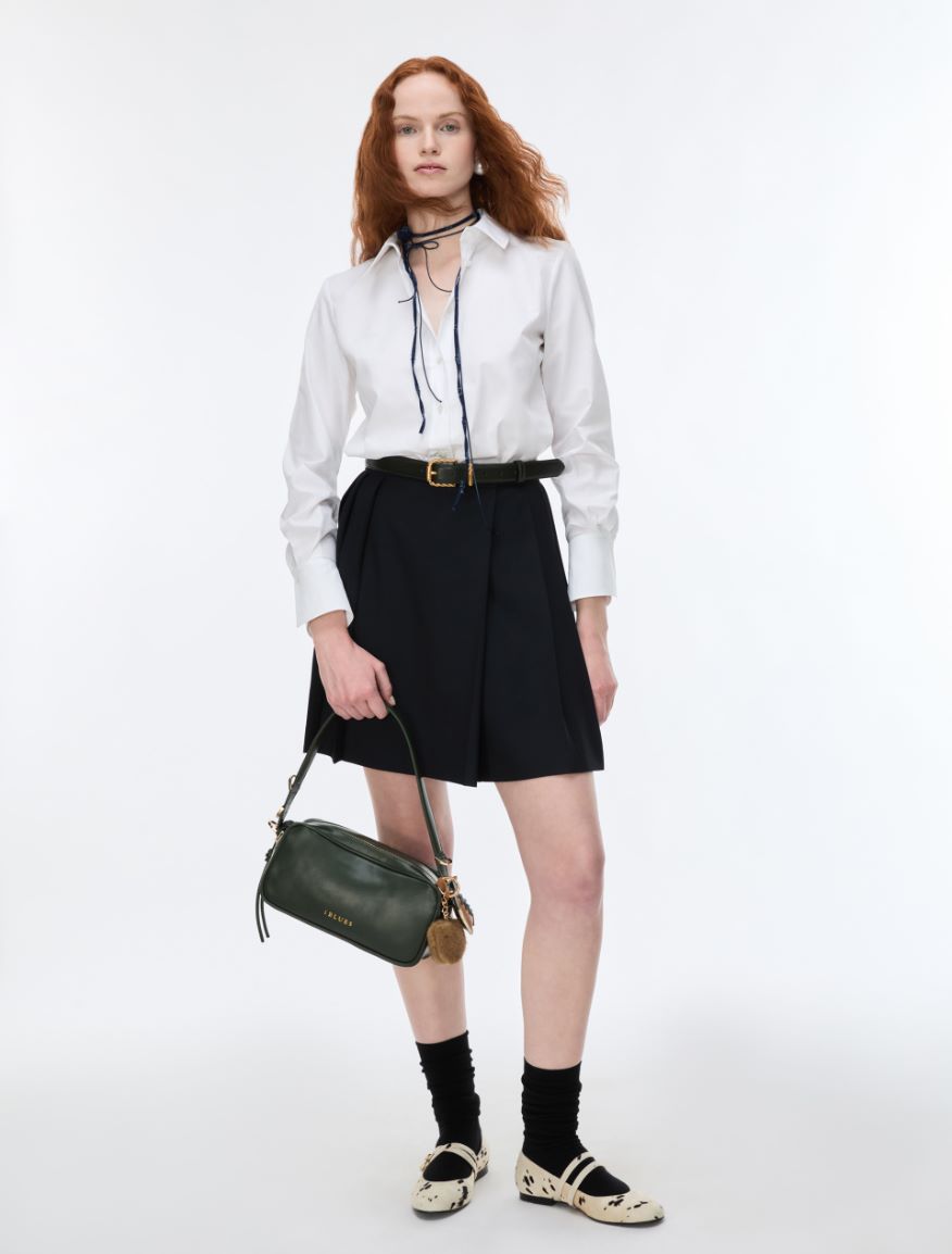 Pleated skirt - MIDNIGHTBLUE - iBlues - 4
