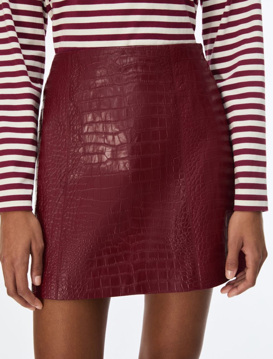 A-line skirt - RED - iBlues - 3