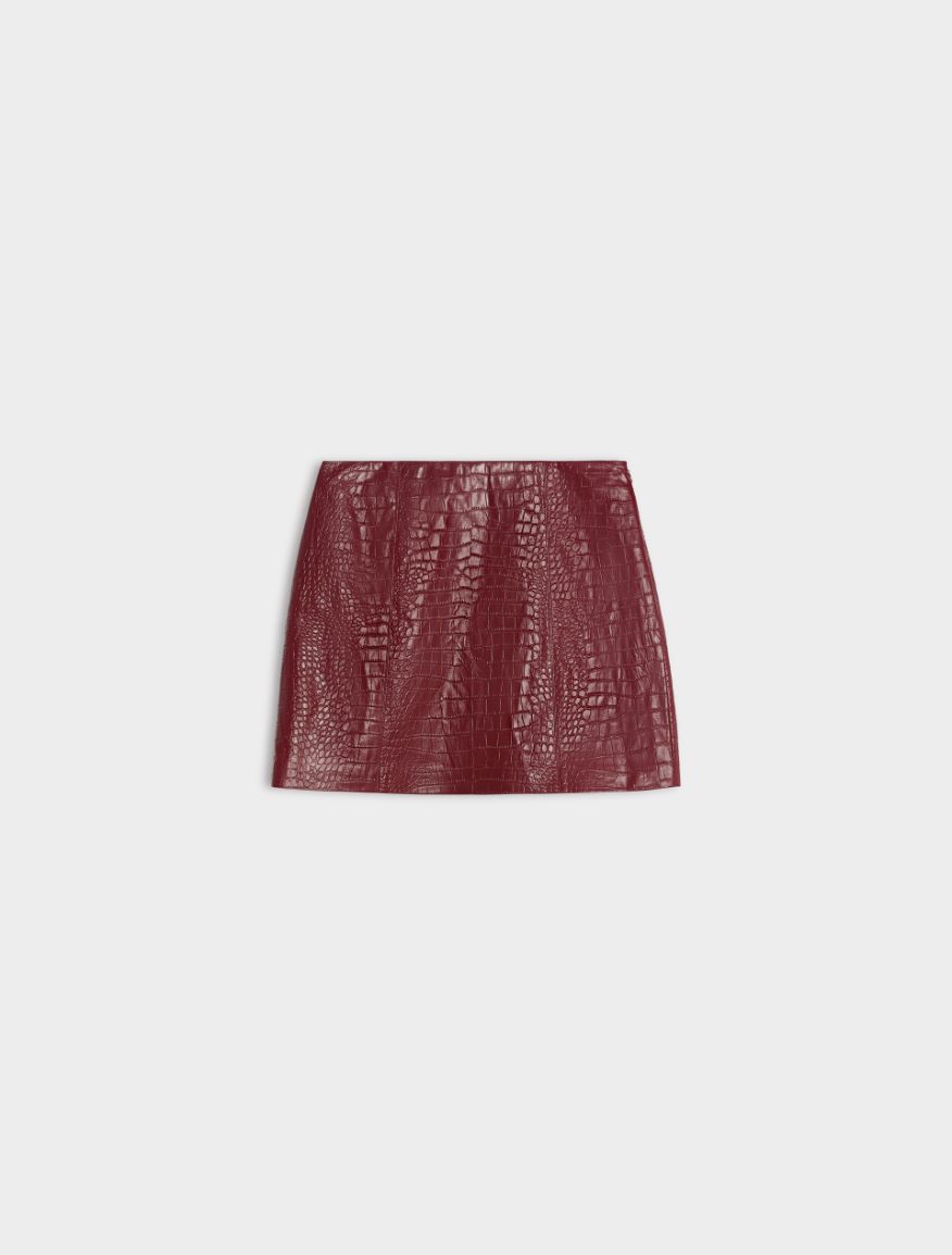 A-line skirt - RED - iBlues - 5