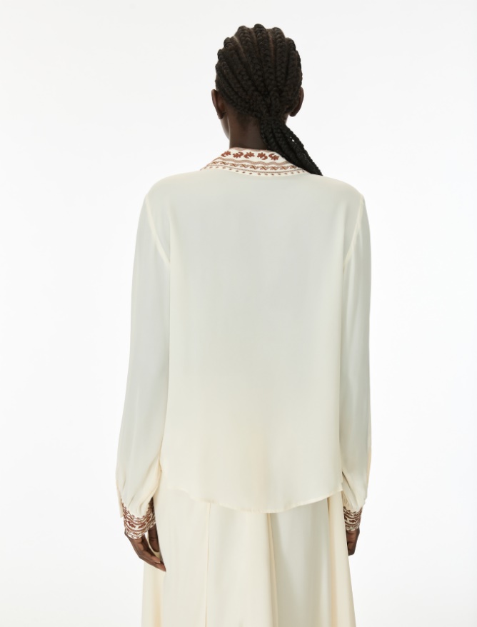 Silk-blend shirt - iBlues - 2
