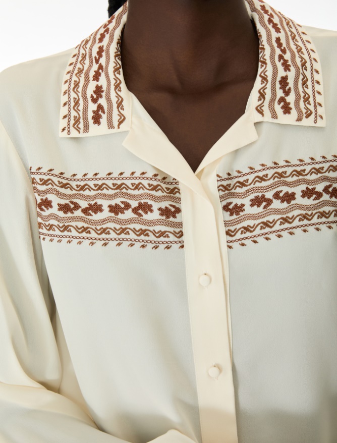 Silk-blend shirt - iBlues - 3