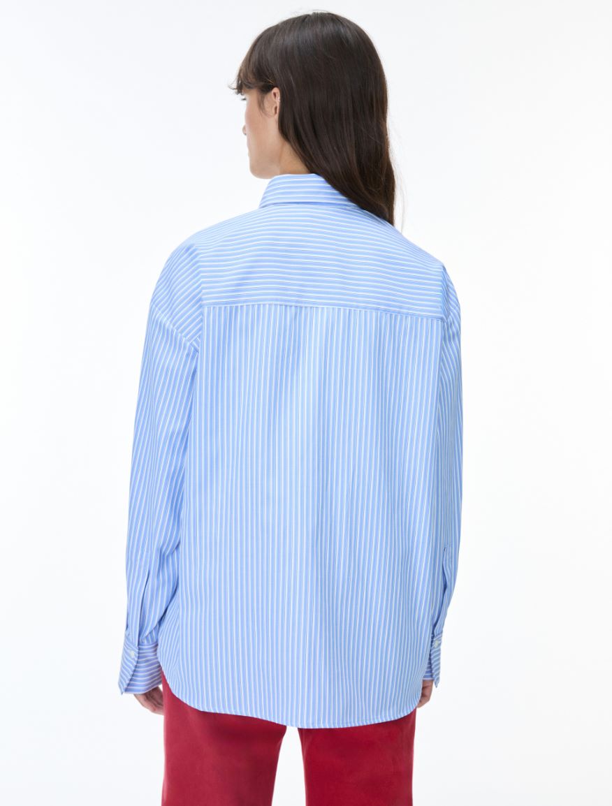 Side-tie shirt - LIGHT BLUE - iBlues - 2