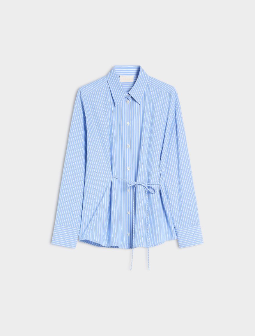 Side-tie shirt - LIGHT BLUE - iBlues - 5