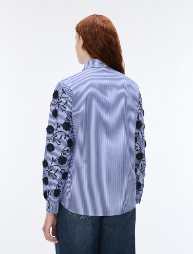 Thread-Embroidered Shirt - iBlues - 2