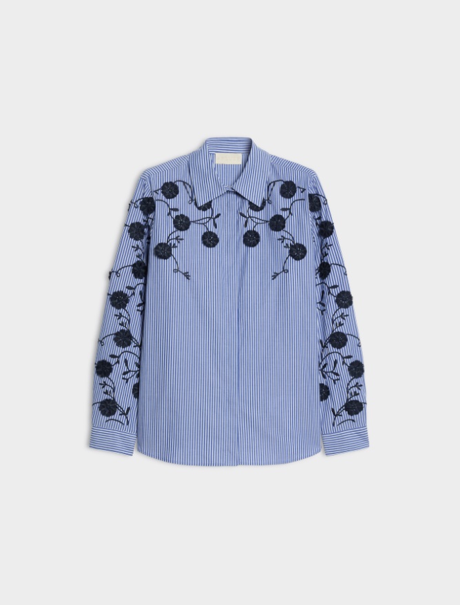 Thread-Embroidered Shirt - iBlues - 5