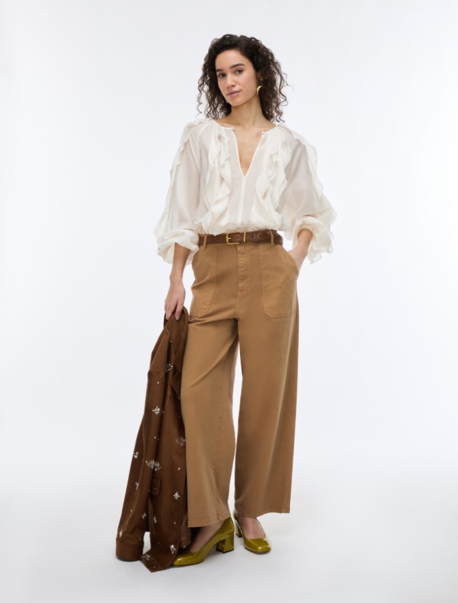 Silk-blend blouse - 
