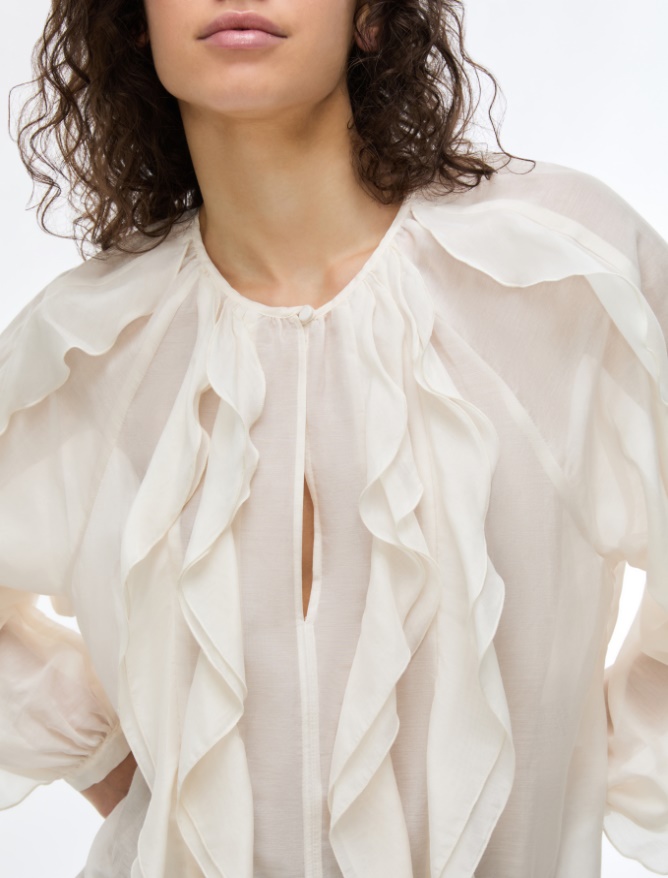 Silk-blend blouse - 