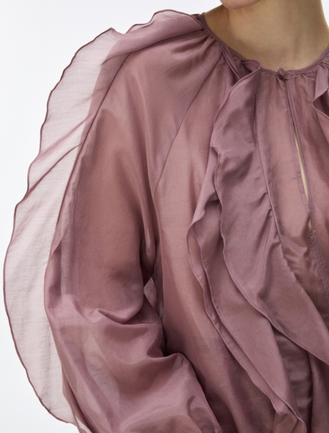Silk-blend blouse - iBlues - 3