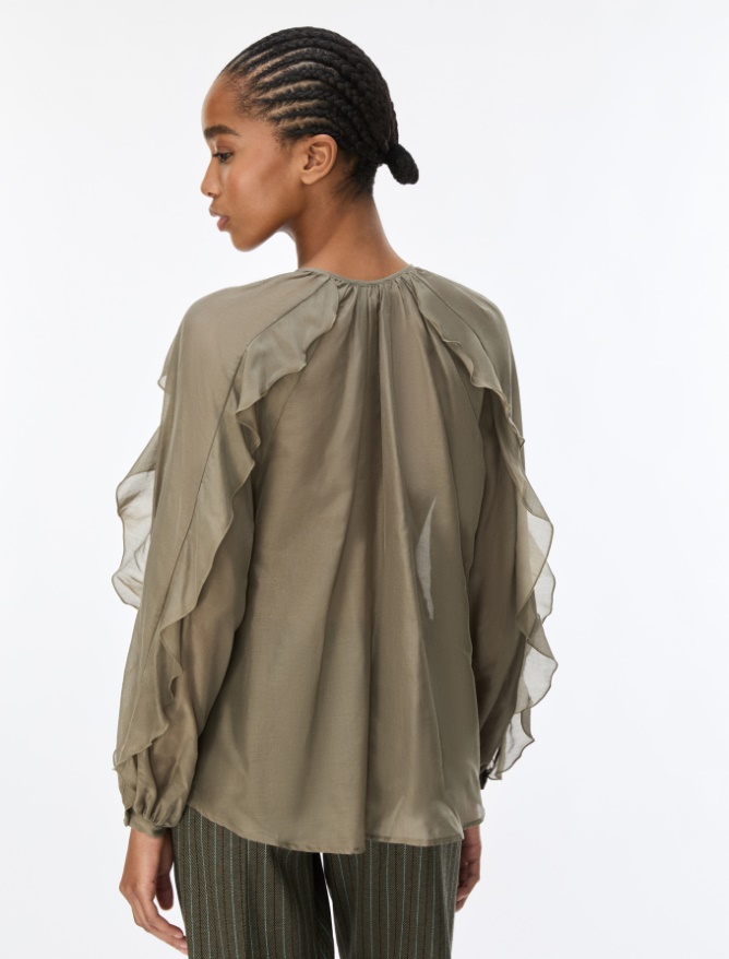 Silk-blend blouse - 