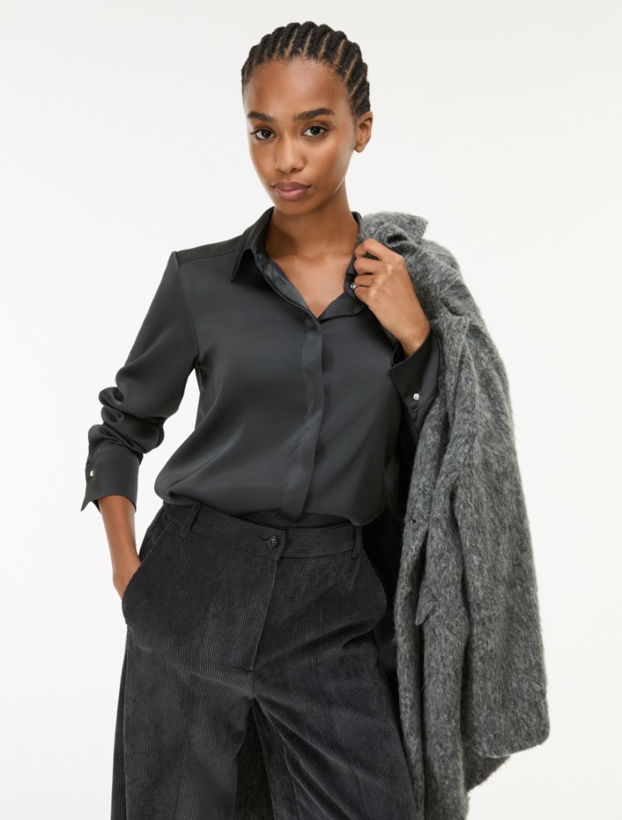 Satin shirt - IRON - iBlues