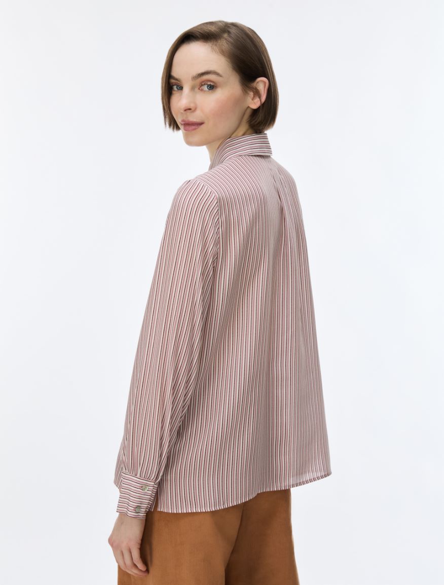 Silk shirt - MAUVE - iBlues - 2