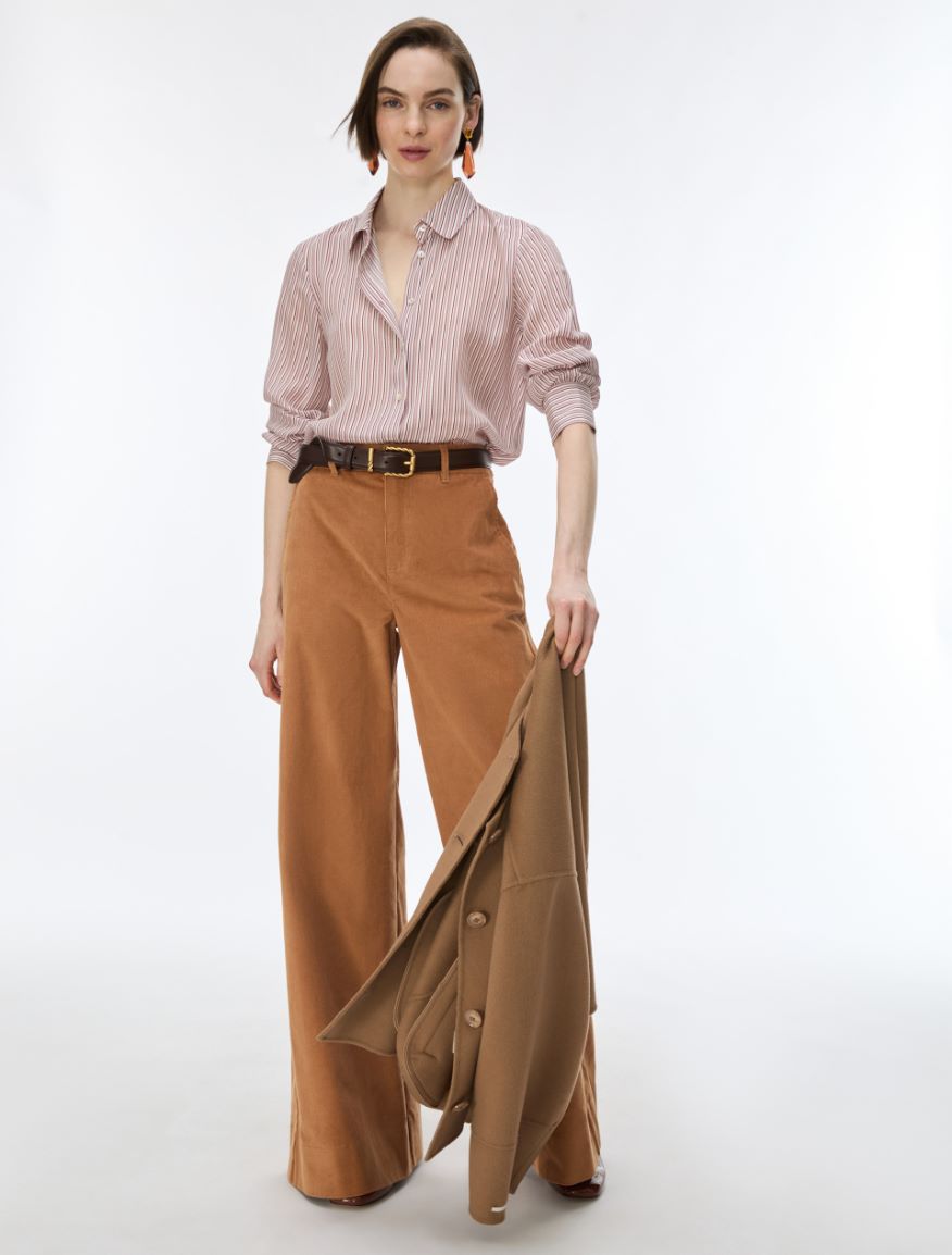 Silk shirt - MAUVE - iBlues - 4