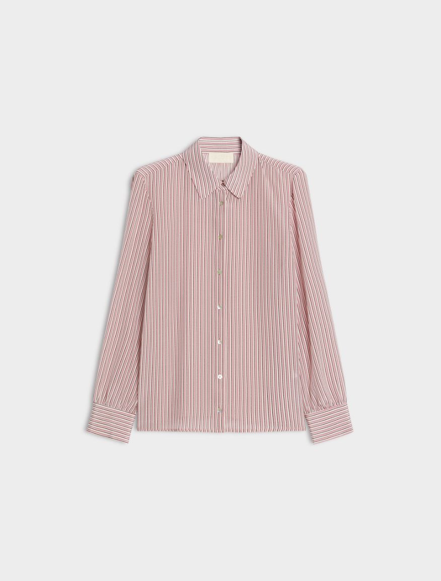 Silk shirt - MAUVE - iBlues - 5