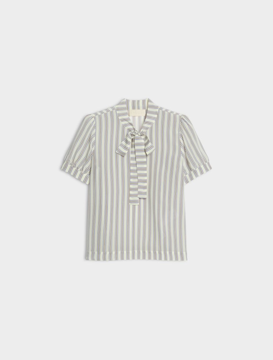 Silk blouse - IVORY - iBlues - 5