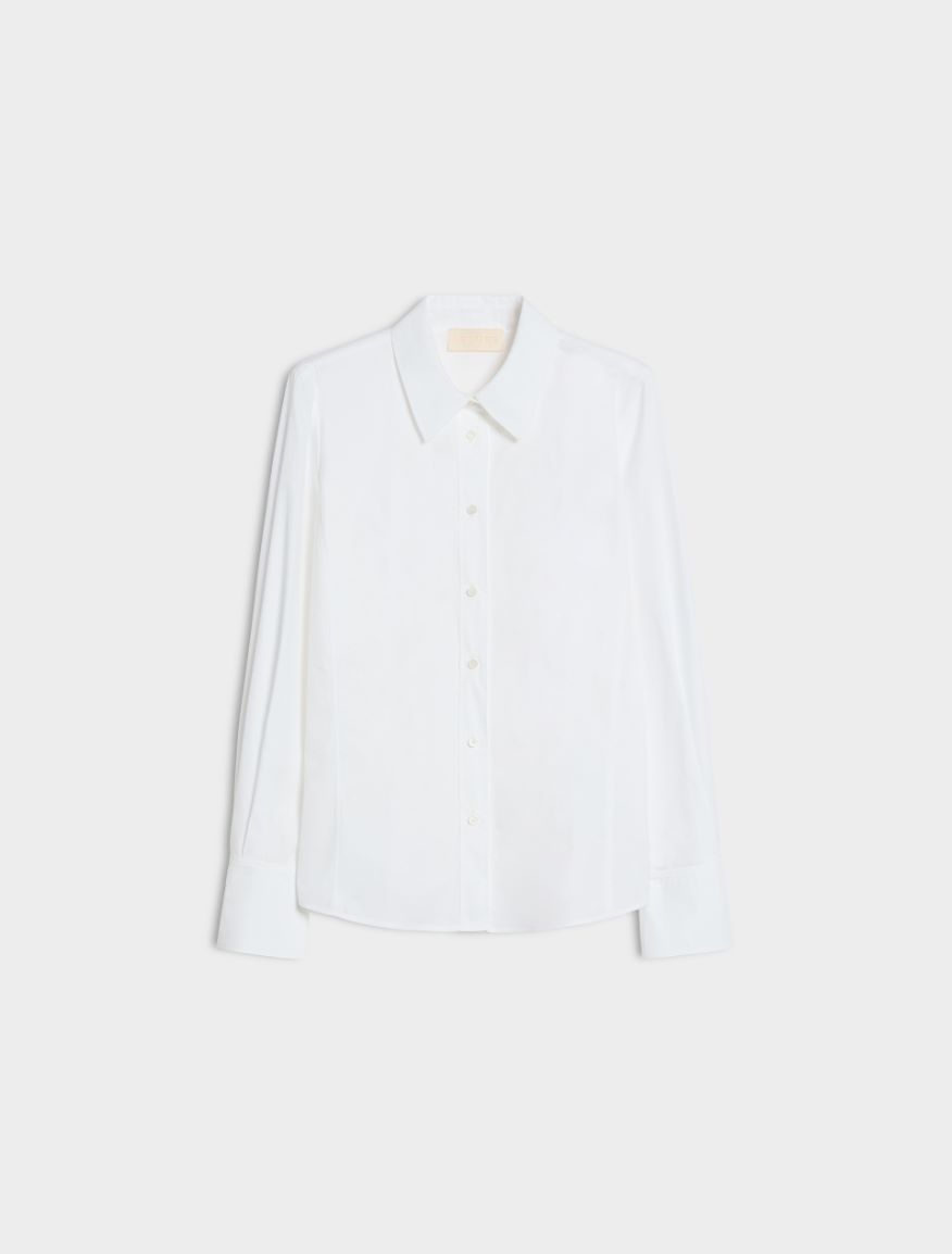 Slim-Cut Shirt - OPTICAL WHITE - iBlues - 5