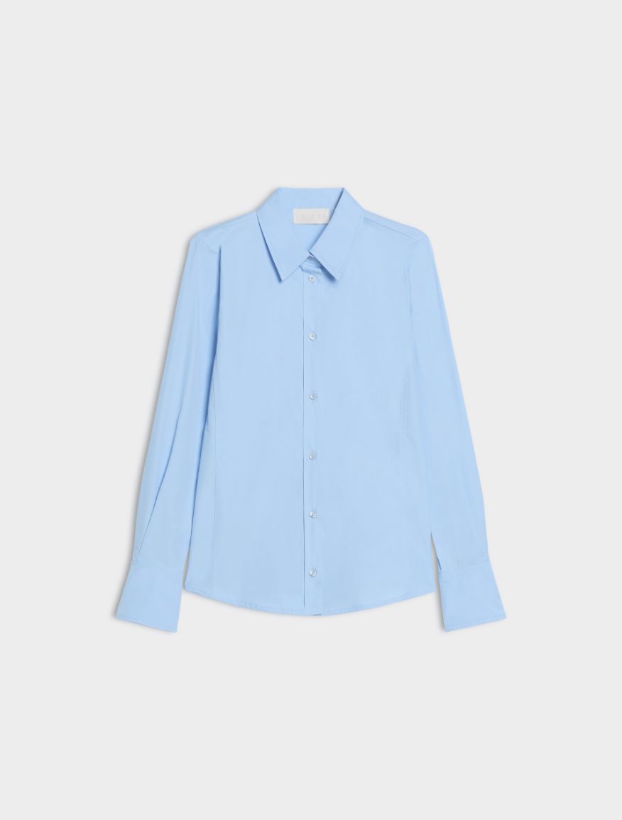 Slim-Cut Shirt - LIGHT BLUE - iBlues - 5