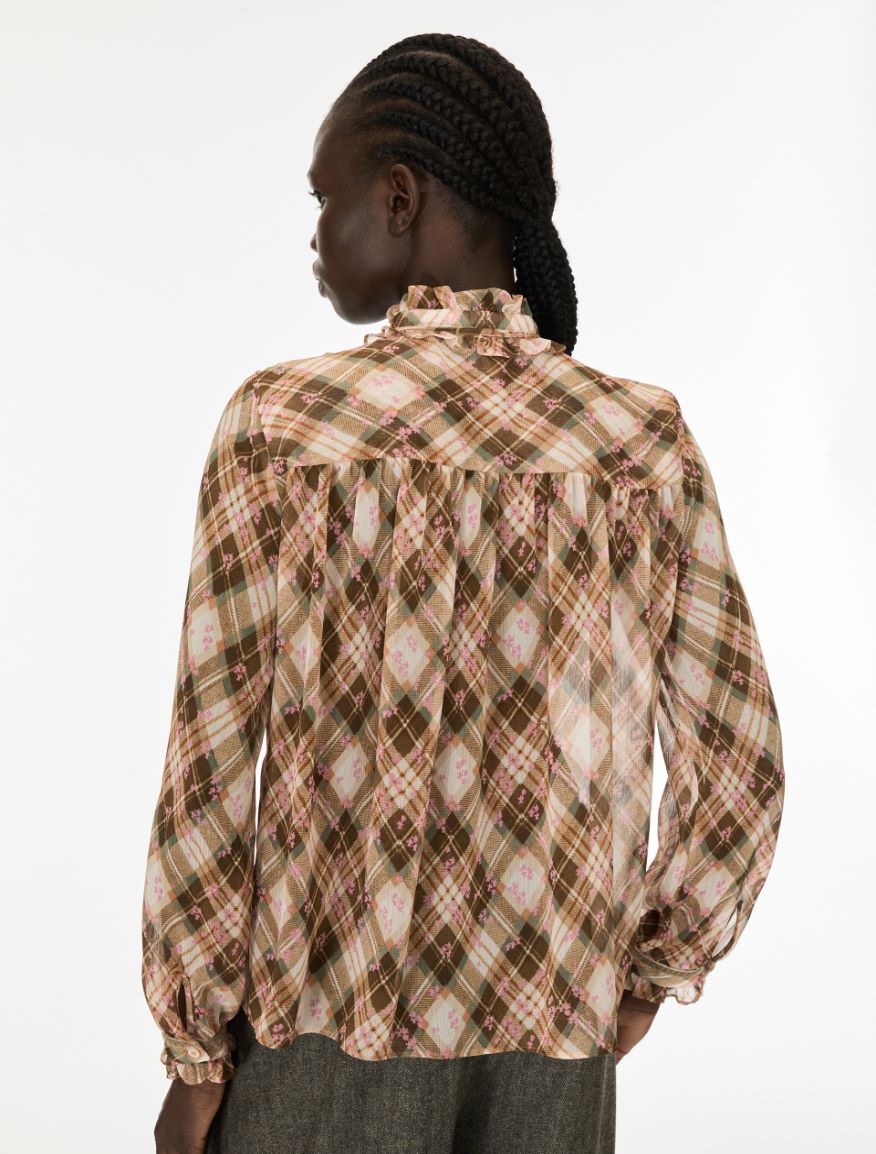 Flowing shirt - KAKI - iBlues - 2