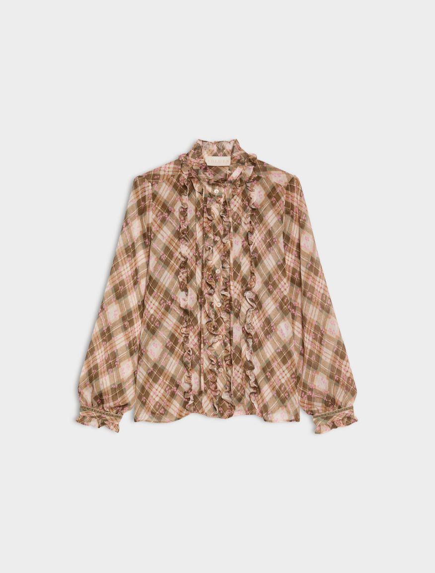 Flowing shirt - KAKI - iBlues - 5