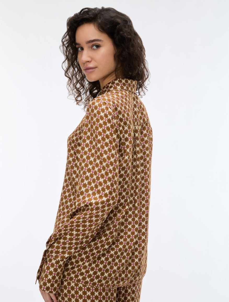 Figure-skimming shirt - WOOL WHITE - iBlues - 2