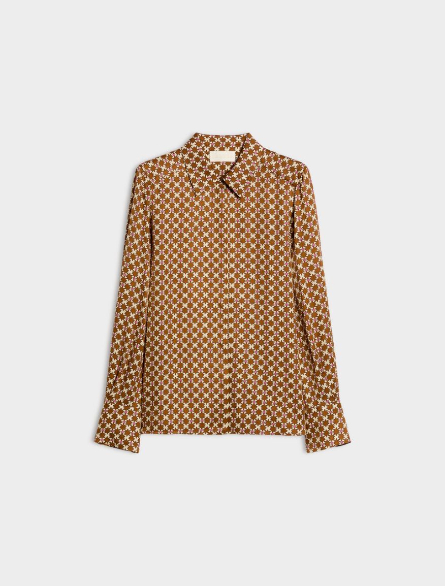Figure-skimming shirt - WOOL WHITE - iBlues - 5