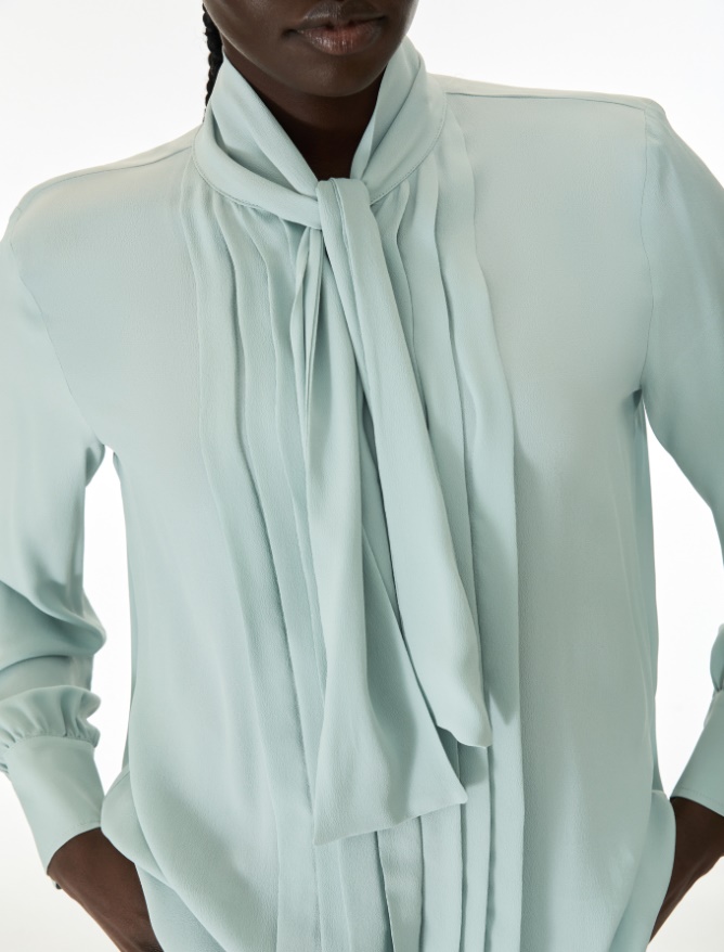 Silk-blend shirt - iBlues - 3