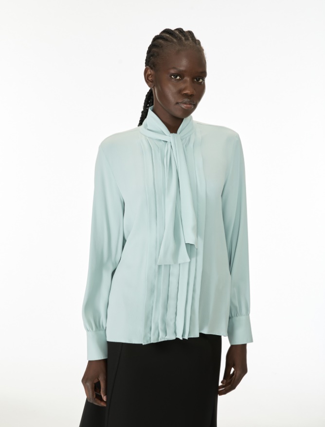 Silk-blend shirt - iBlues - 4
