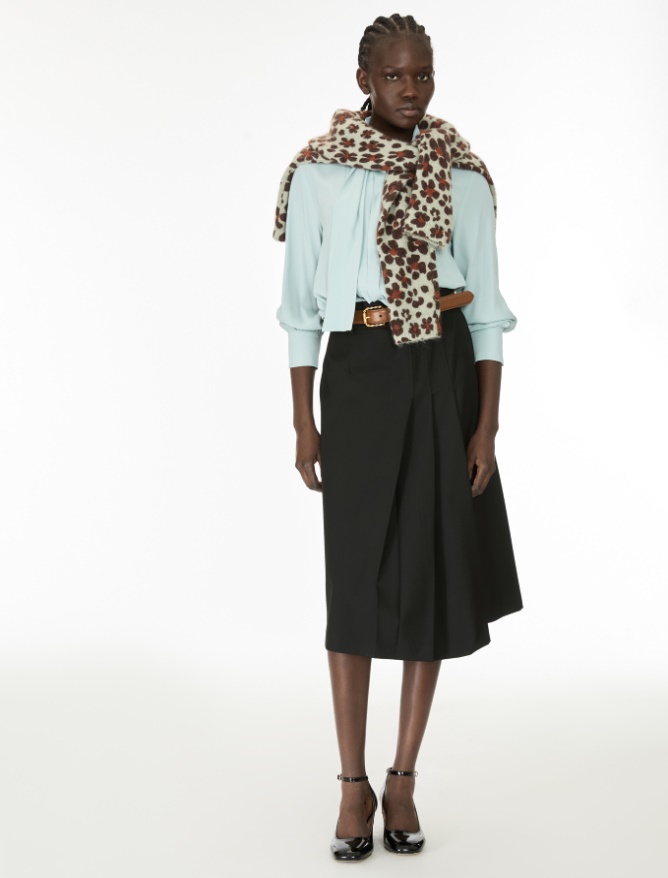 Silk-blend shirt - iBlues