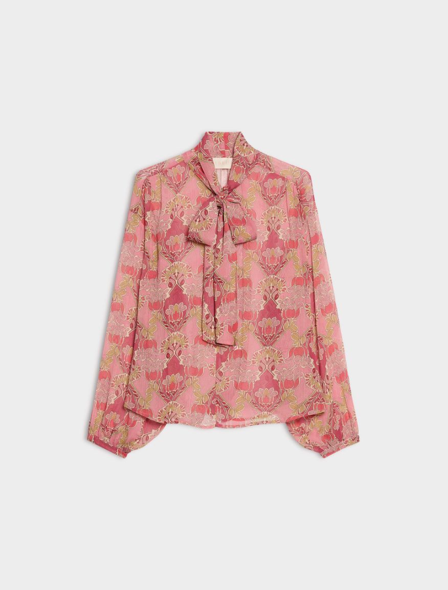 Oversized blouse - DEEP ROSE - iBlues - 5