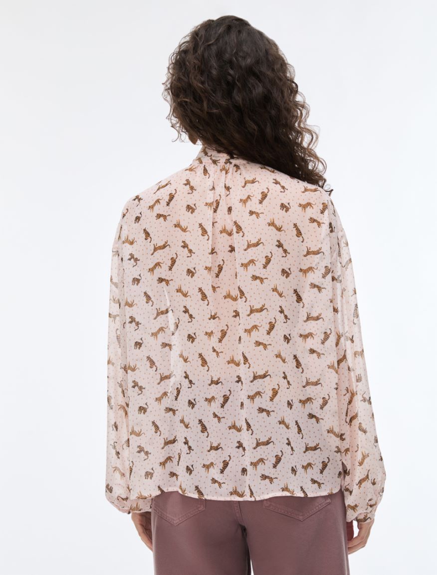 Oversized blouse - PINK - iBlues - 2