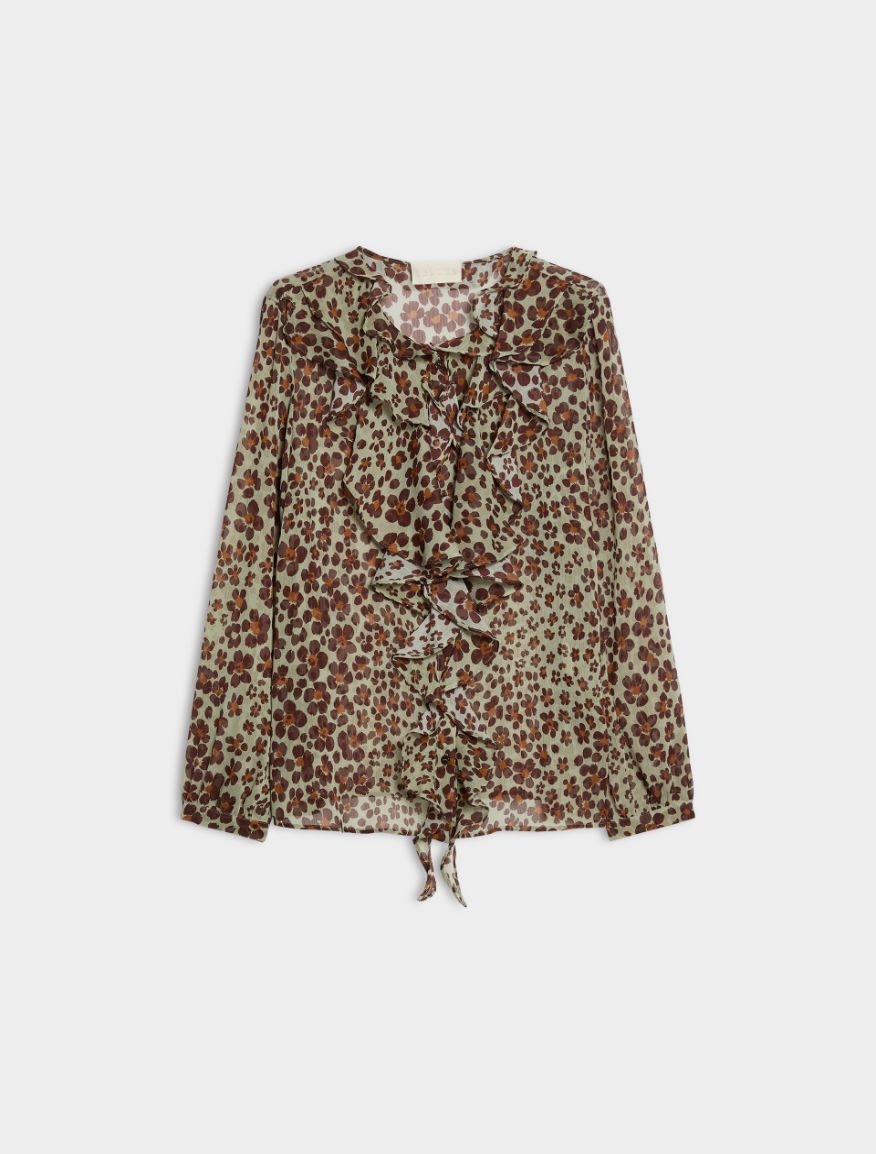 Printed shirt - SAGE - iBlues - 5