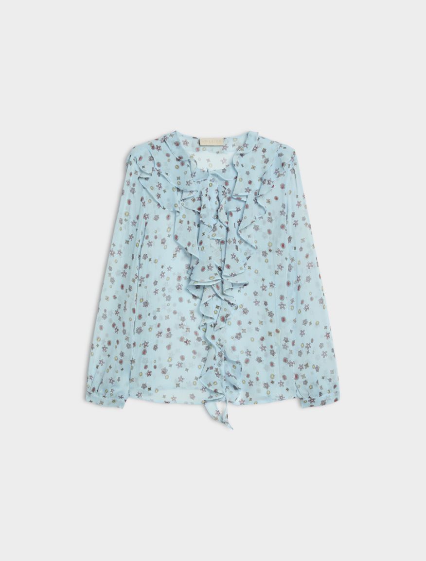 Printed shirt - LIGHT BLUE - iBlues - 5