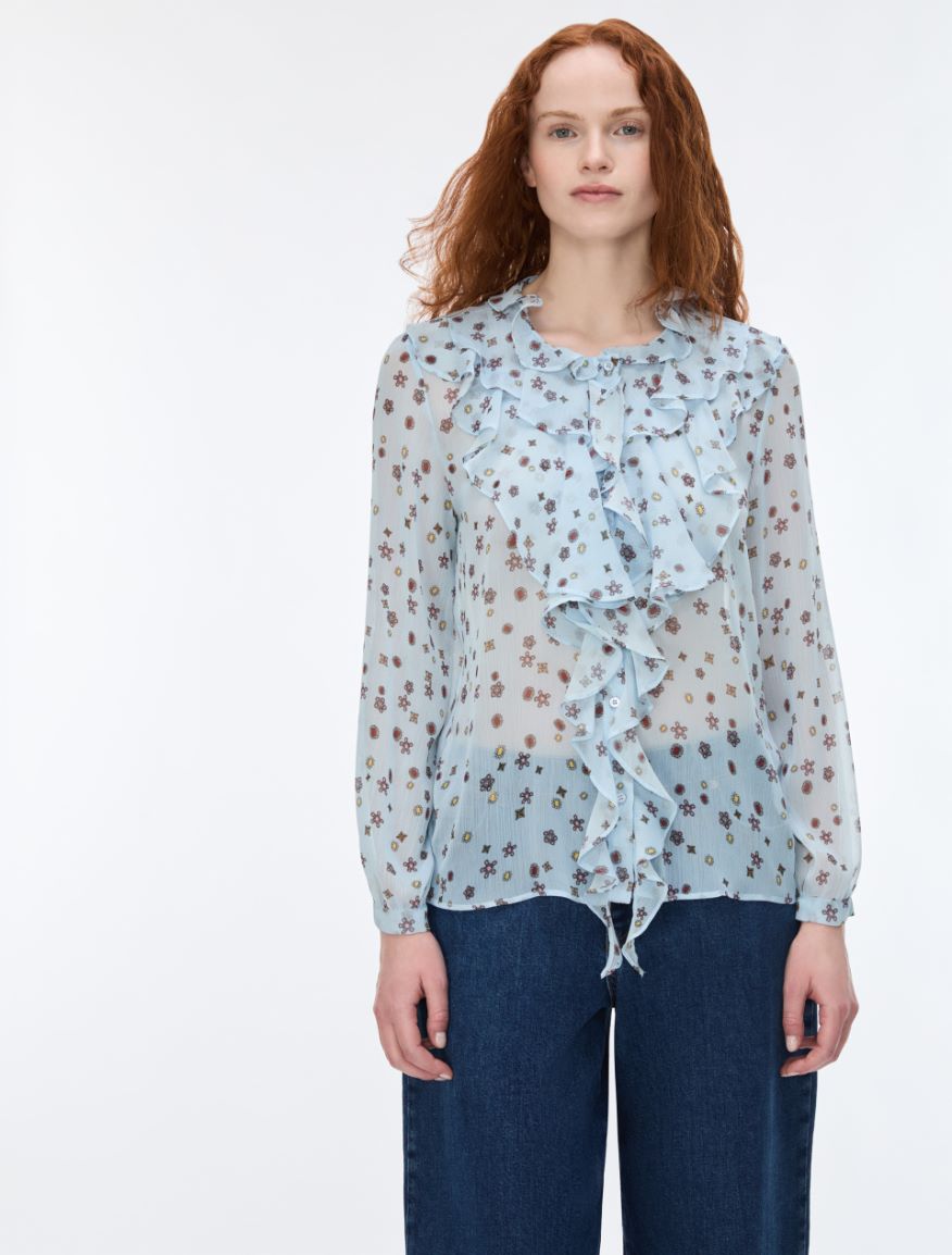 Printed shirt - LIGHT BLUE - iBlues