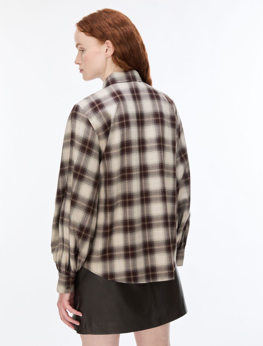Tartan shirt - BROWN - iBlues - 2