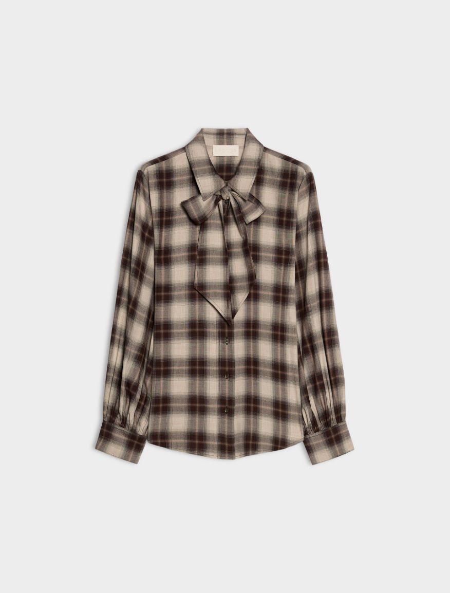 Tartan shirt - BROWN - iBlues - 5