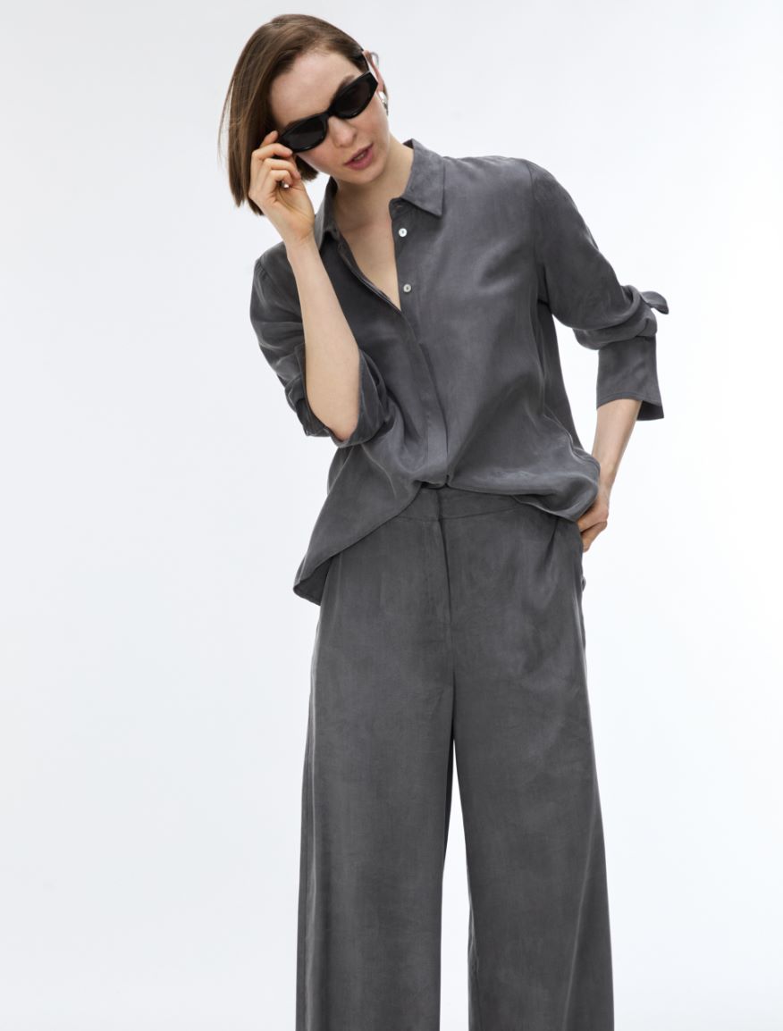 Straight-fit shirt - IRON - iBlues - 4