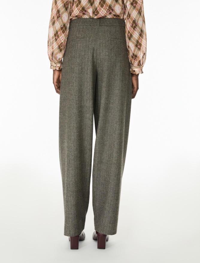 Pantaloni barrel in flanella - iBlues - 2